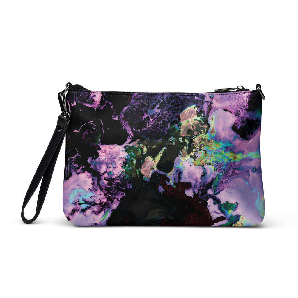 Lavender Abstract Art Versatile Crossbody Shoulder Bag