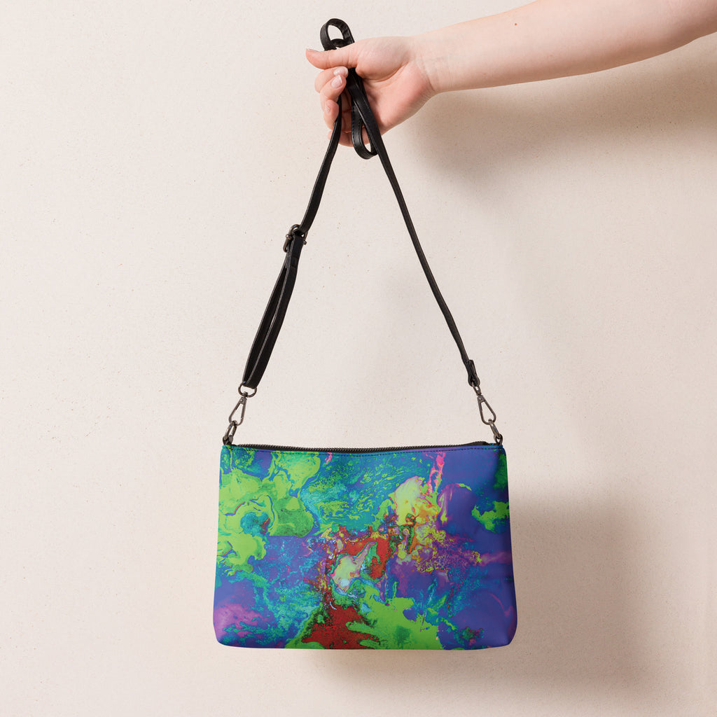 Neon Abstract Art Versatile Crossbody Shoulder Bag
