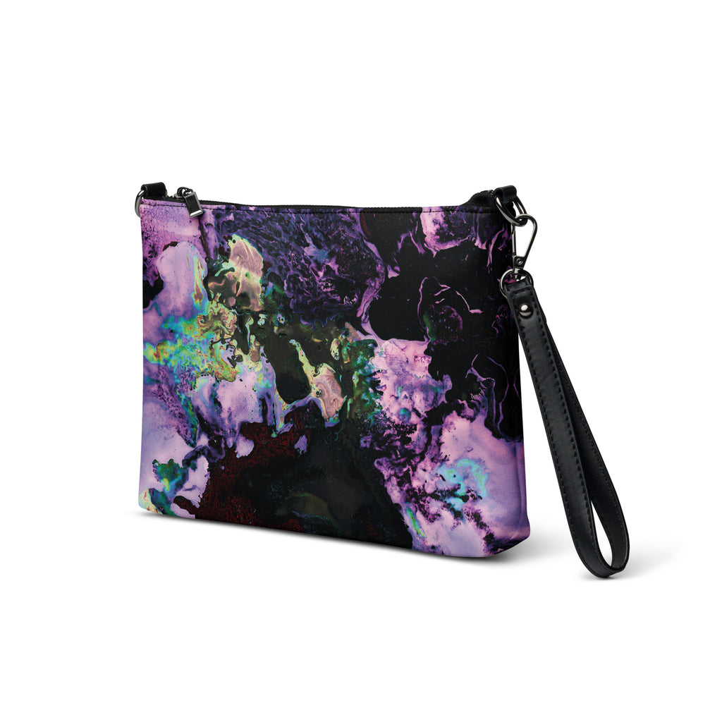 Lavender Abstract Art Versatile Crossbody Shoulder Bag