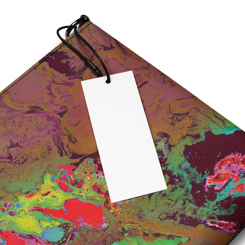 Maroon Abstract Art Versatile Crossbody Shoulder Bag