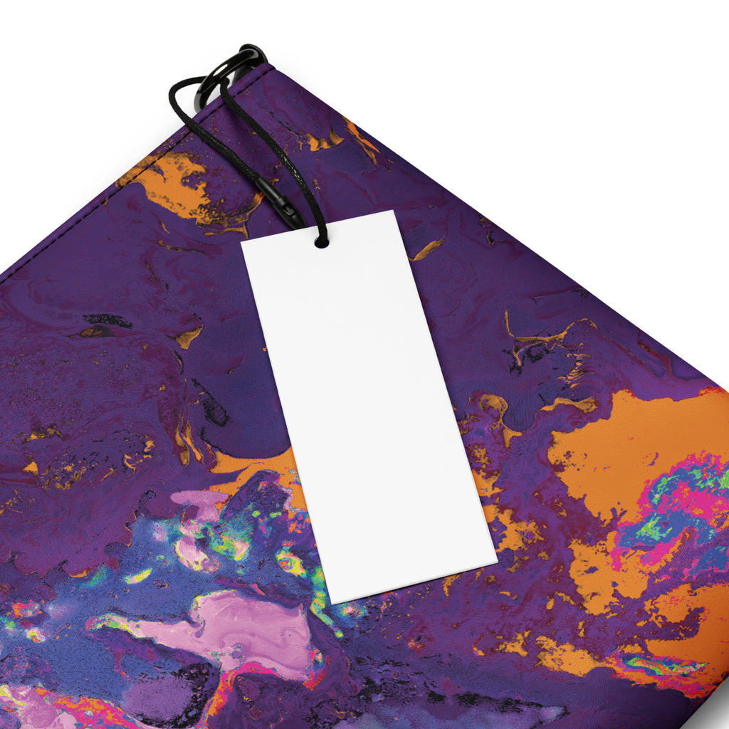 Orange Magenta Abstract Art Versatile Crossbody Shoulder Bag