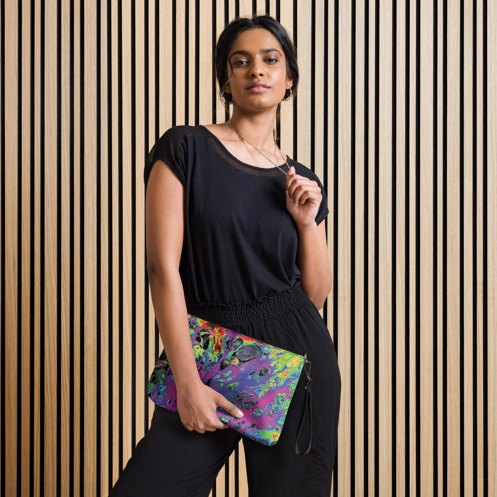 Magenta Abstract Art Versatile Crossbody Shoulder Bag