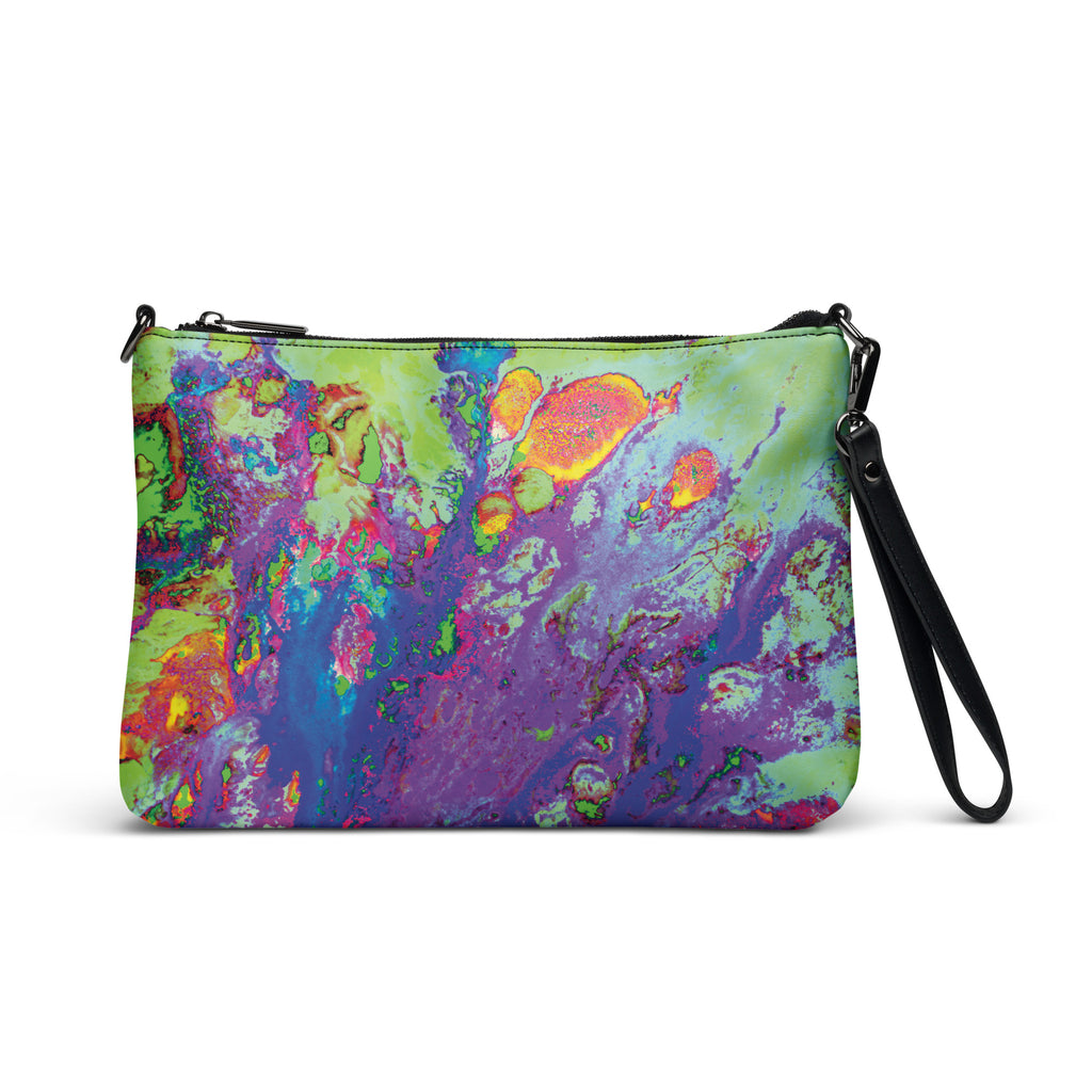 Neon Pastel Abstract Art Versatile Crossbody Shoulder Bag