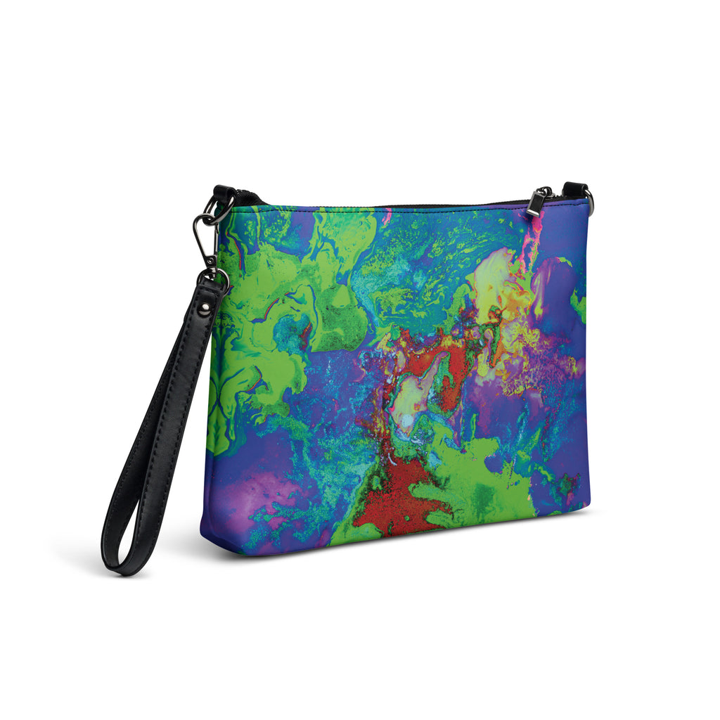 Neon Abstract Art Versatile Crossbody Shoulder Bag