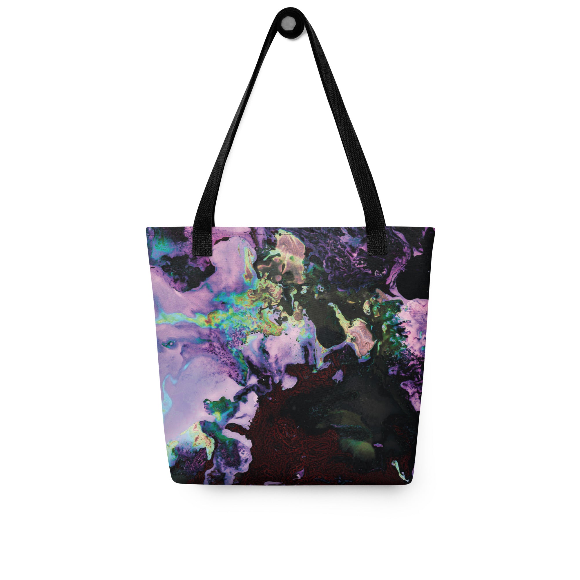 Lavender Abstract Art Shopping Tote Bag