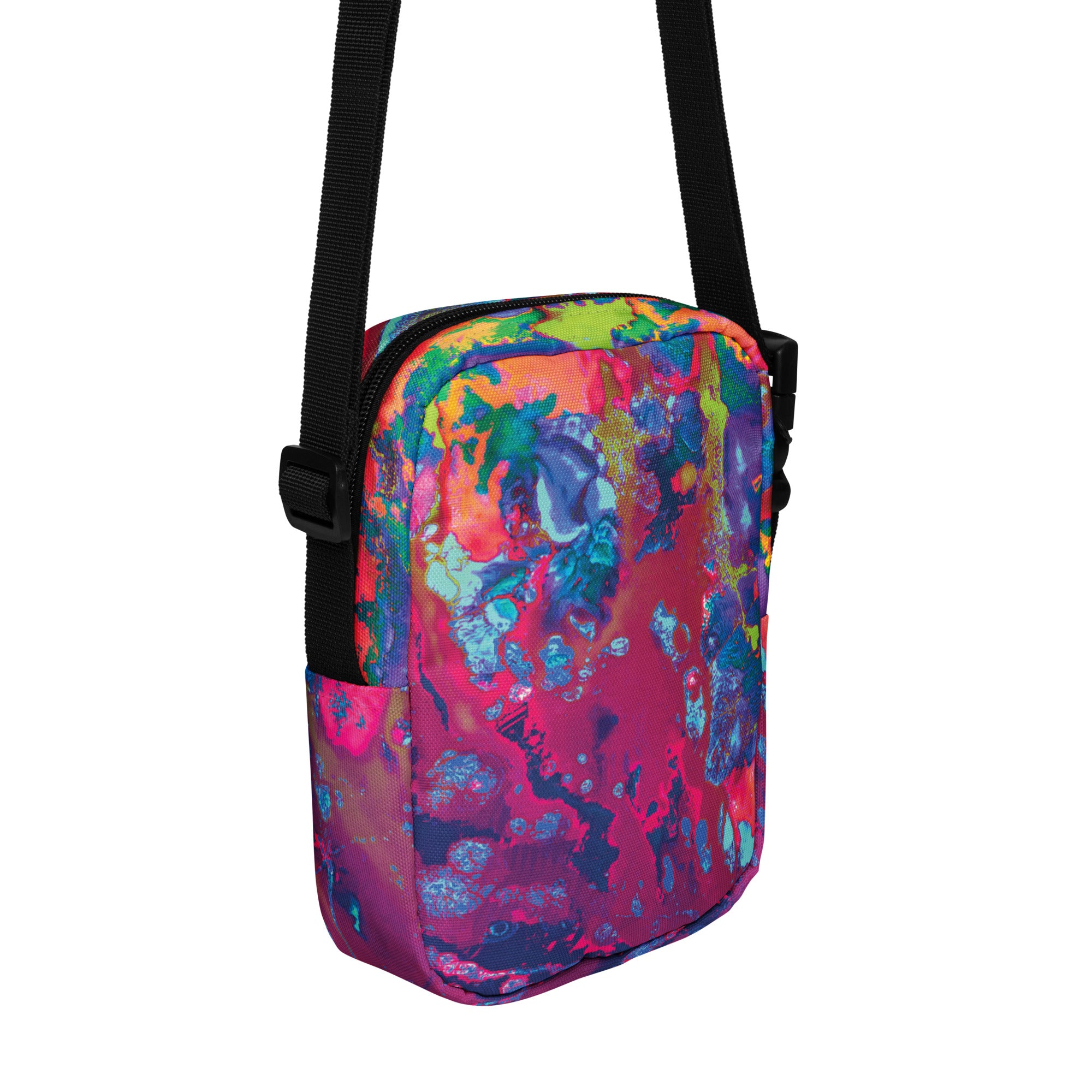 Abstract Art Crossbody Utility Bag