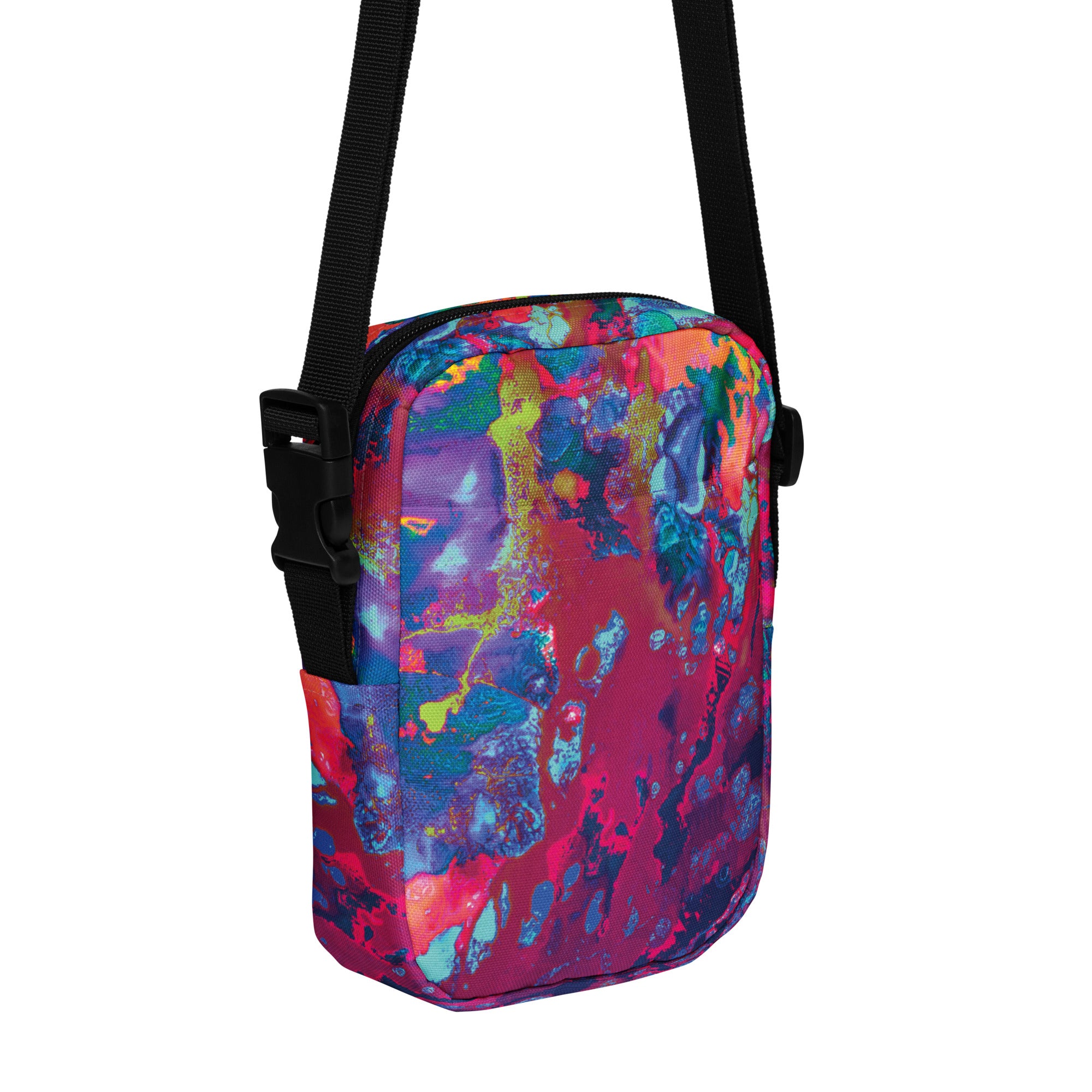 Abstract Art Crossbody Utility Bag