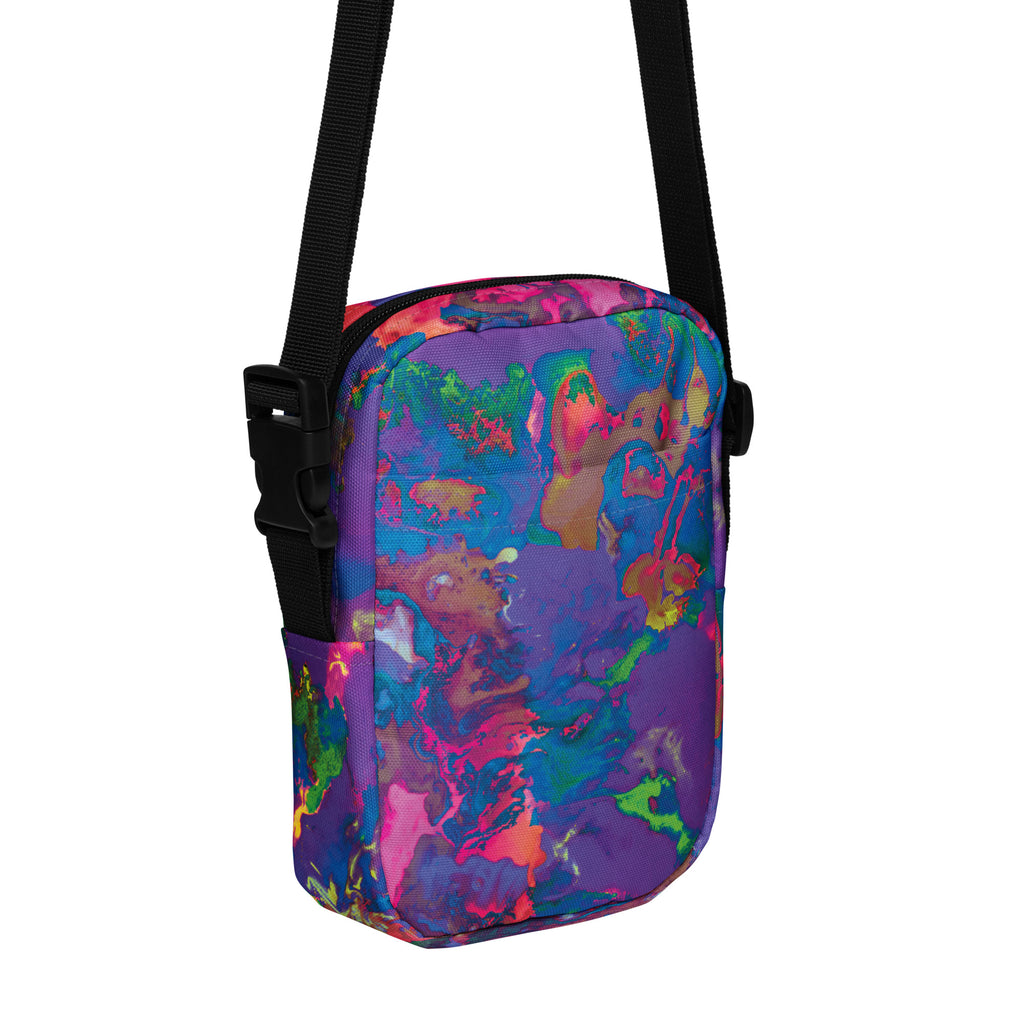 Abstract Art Crossbody Utility Bag