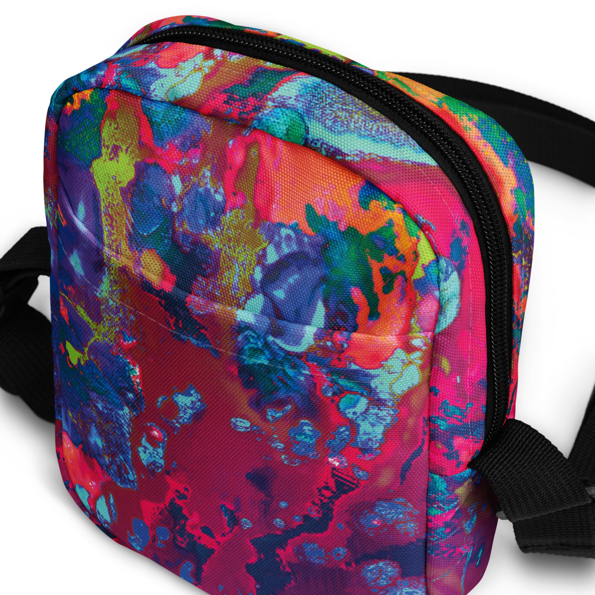 Abstract Art Crossbody Utility Bag