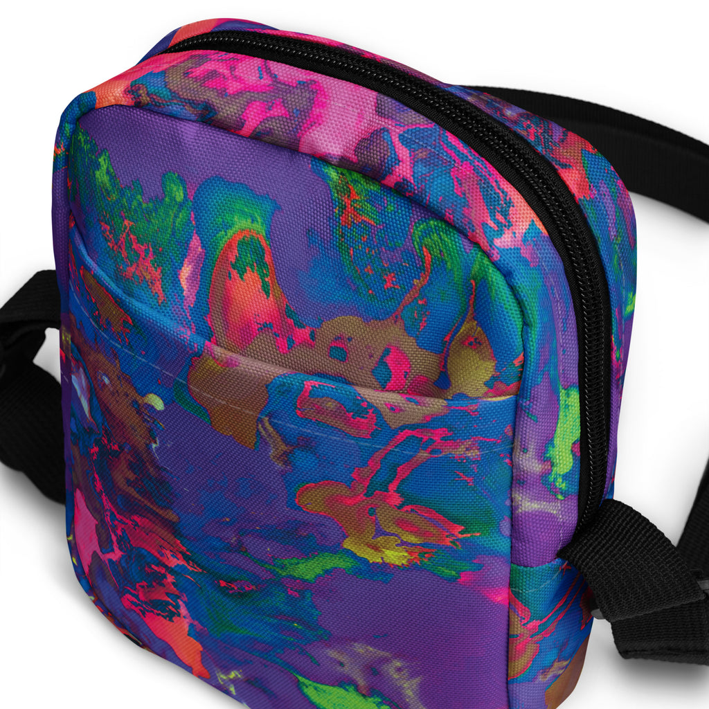 Abstract Art Crossbody Utility Bag