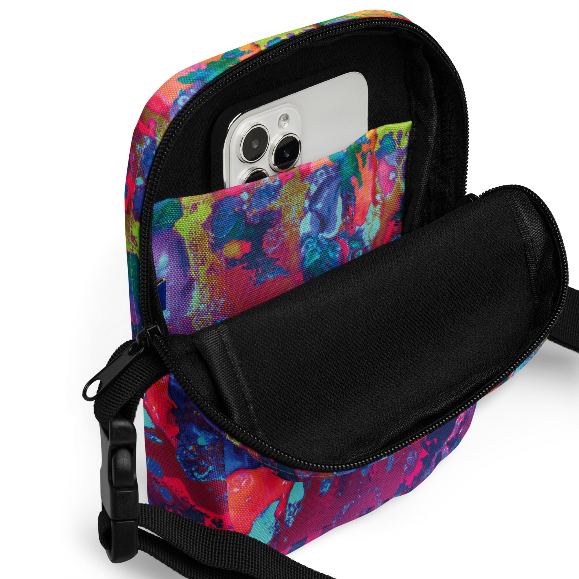 Abstract Art Crossbody Utility Bag