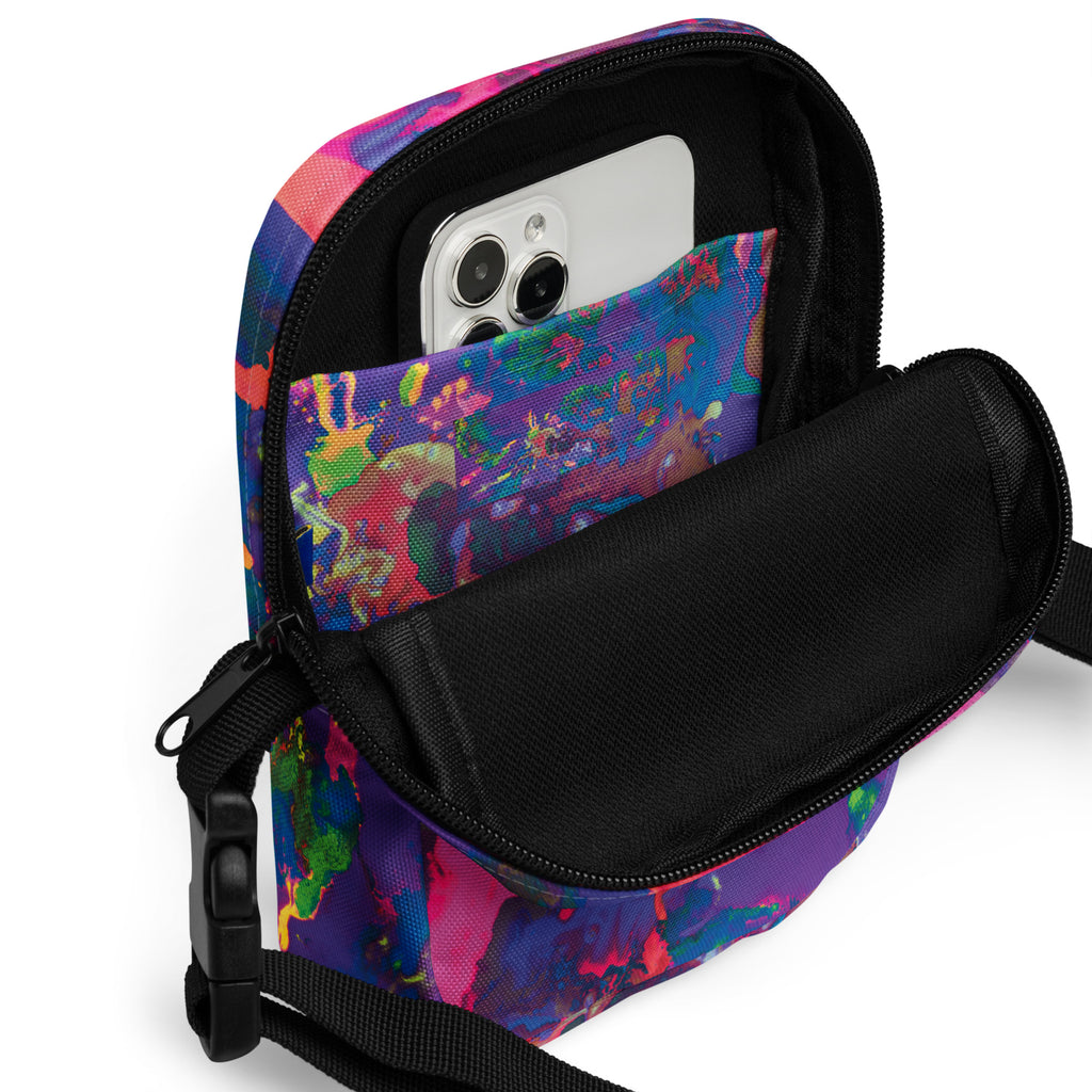 Abstract Art Crossbody Utility Bag