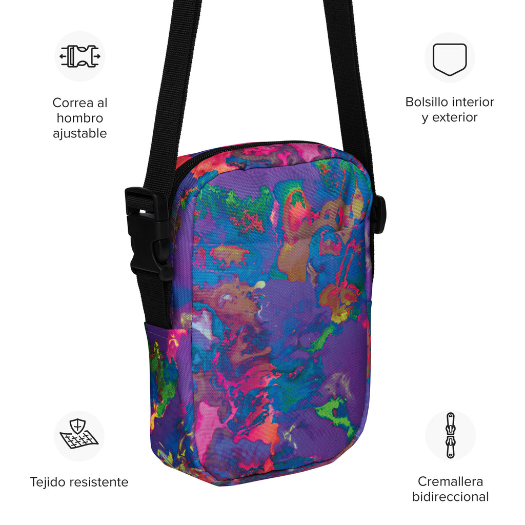 Abstract Art Crossbody Utility Bag