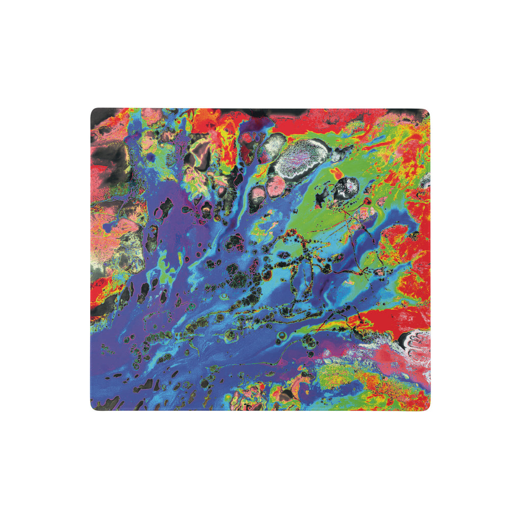 Neon Abstract Art Gaming Mouse Pad