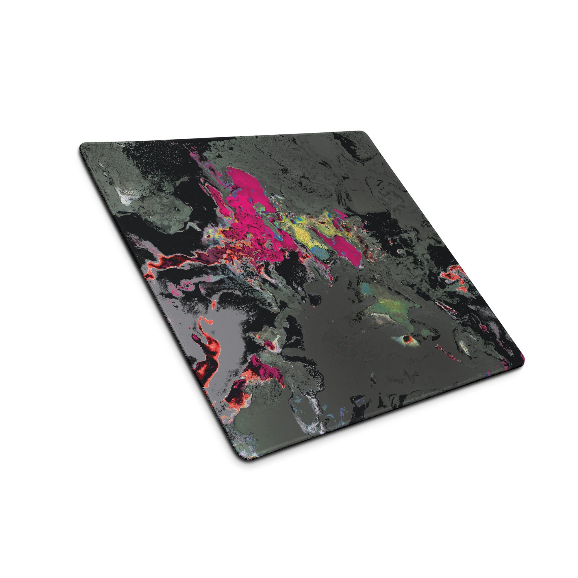Gray Abstract Art Gaming Mouse Pad