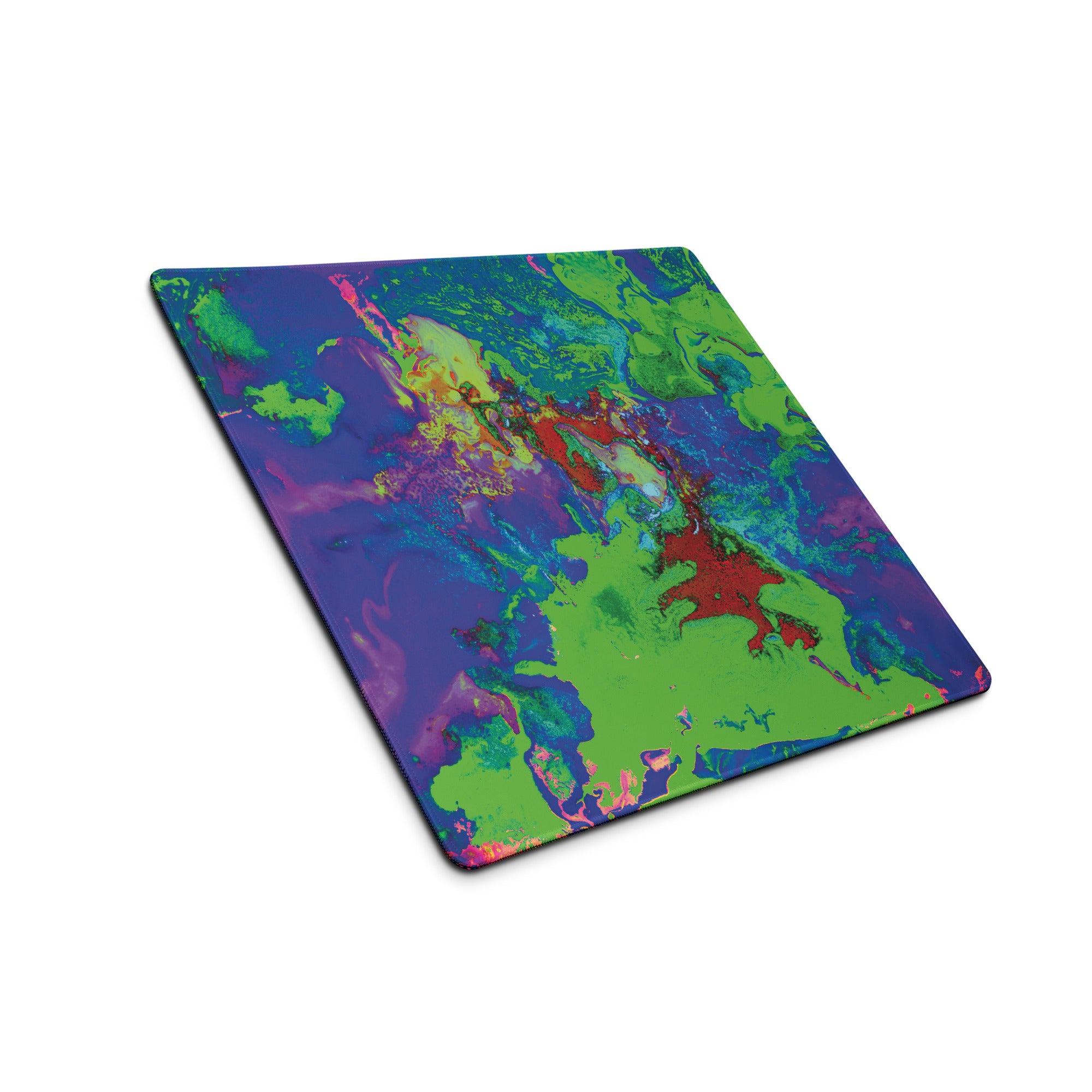 Neon Abstract Art Gaming Mouse Pad