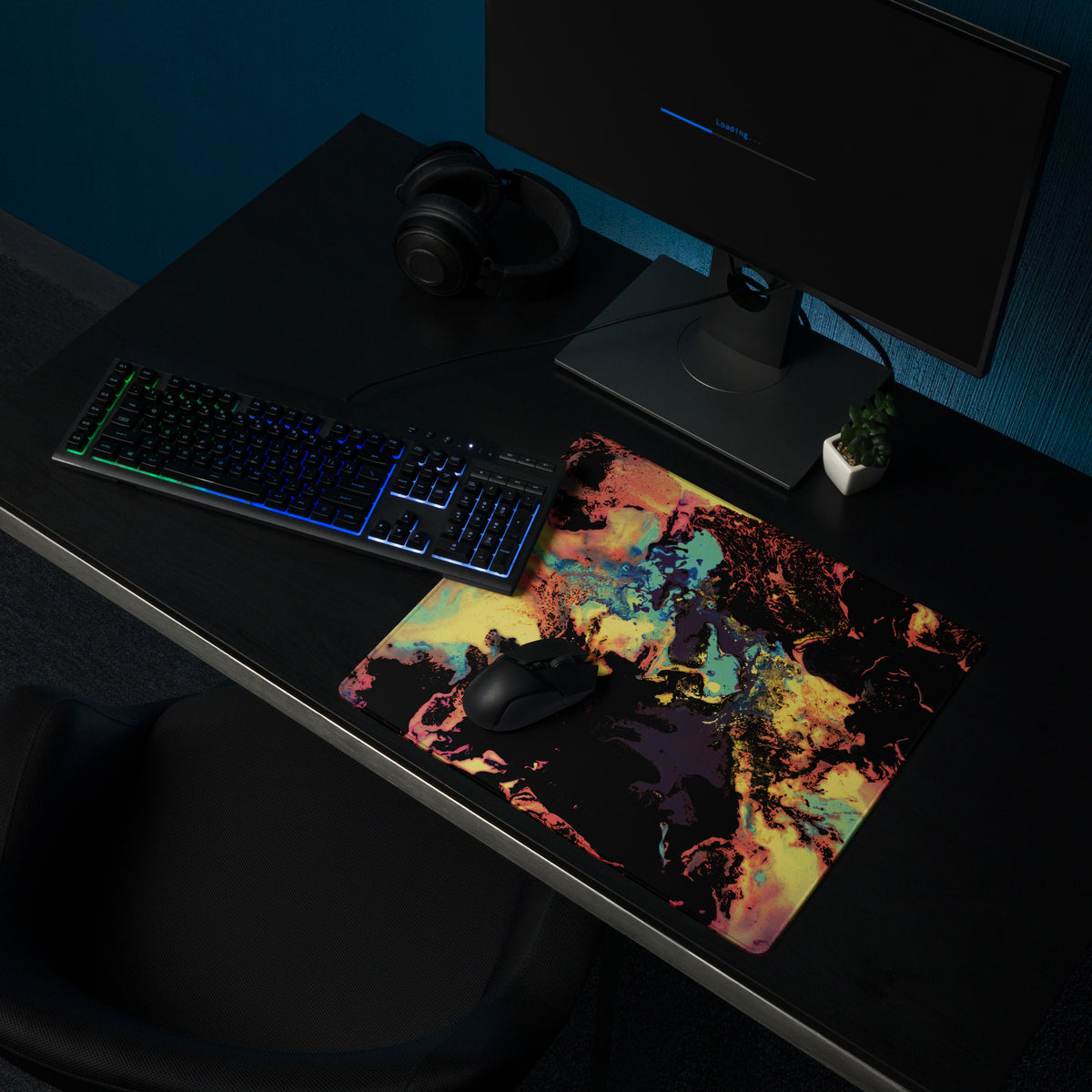 Galactic Paradise Gaming Mouse Pad | Real Abstract Design