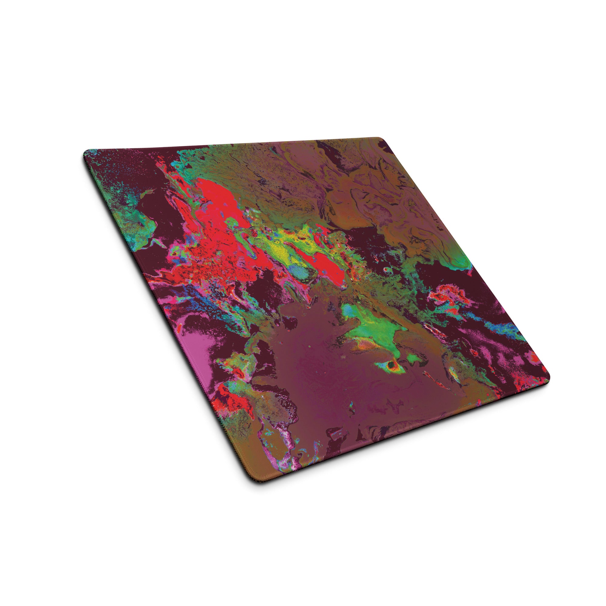 Maroon Abstract Art Gaming Mouse Pad