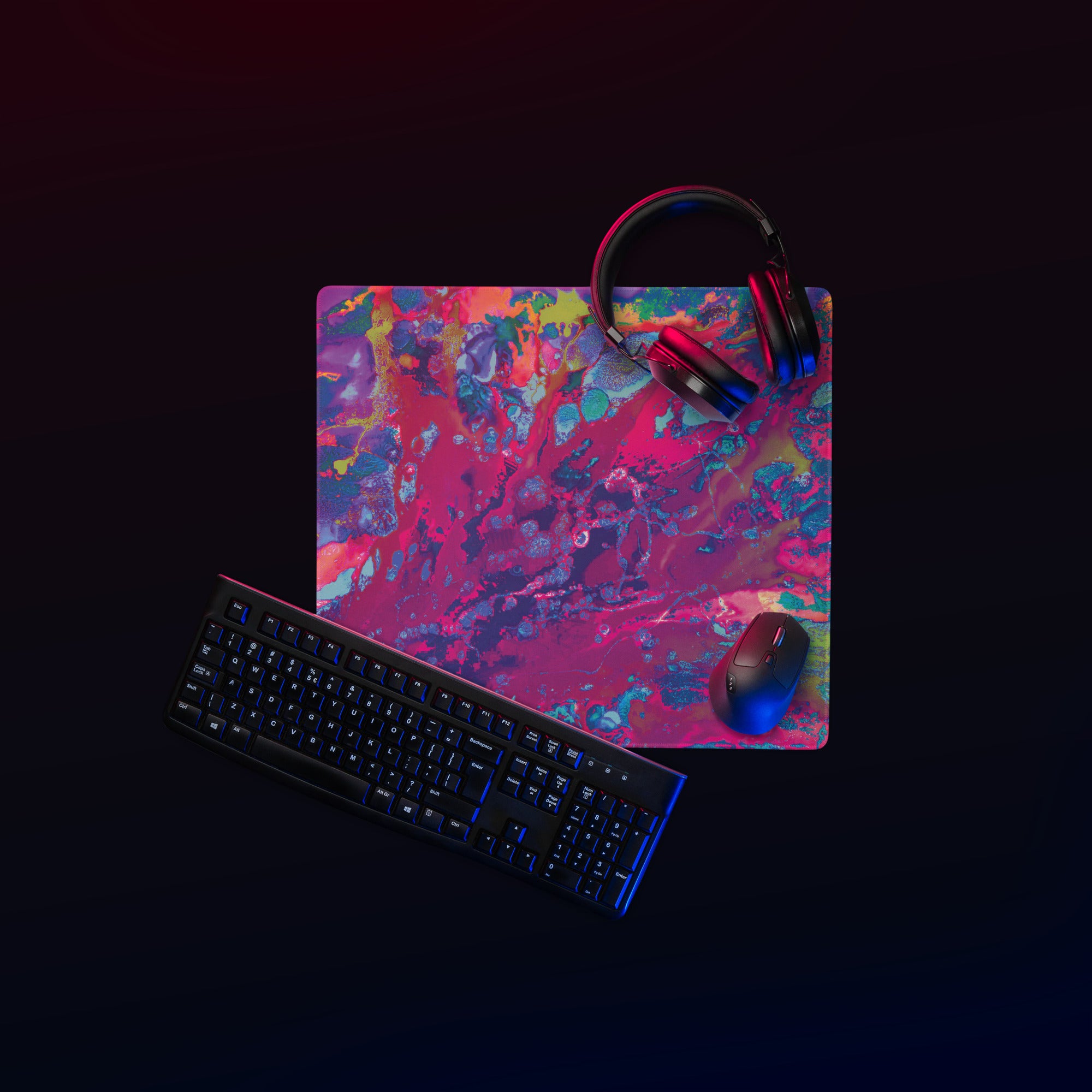 Colorful Abstract Art Gaming Mouse Pad