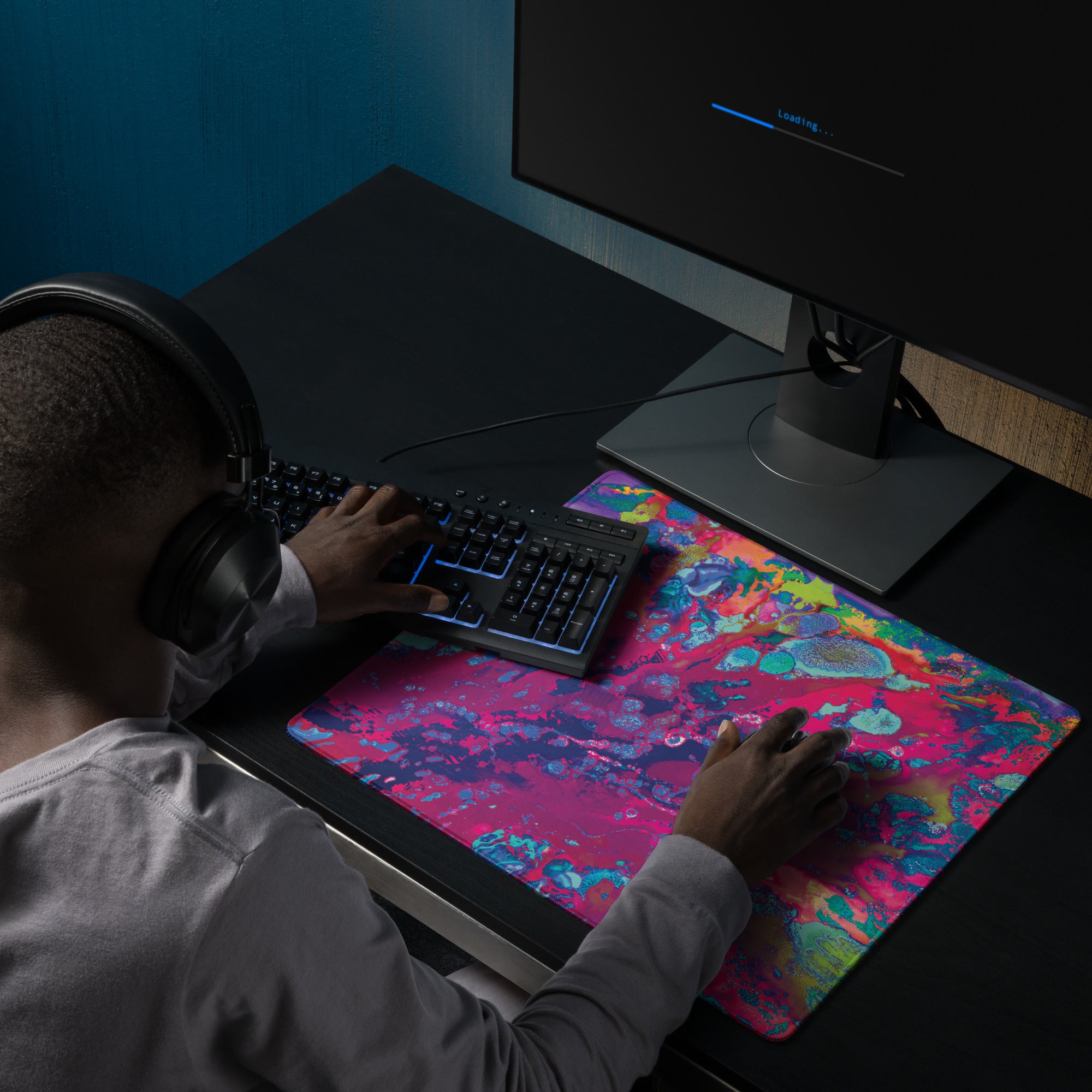 Colorful Abstract Art Gaming Mouse Pad