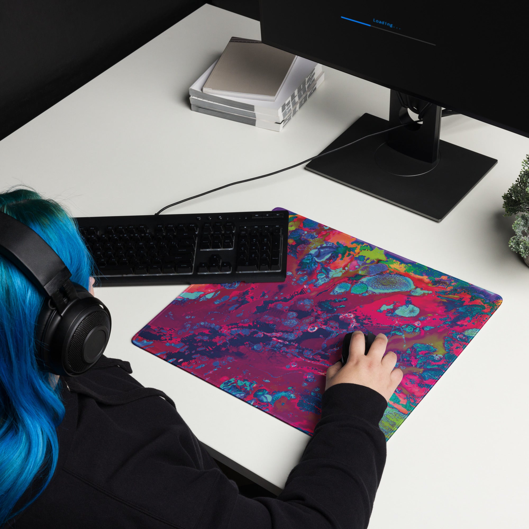 Colorful Abstract Art Gaming Mouse Pad