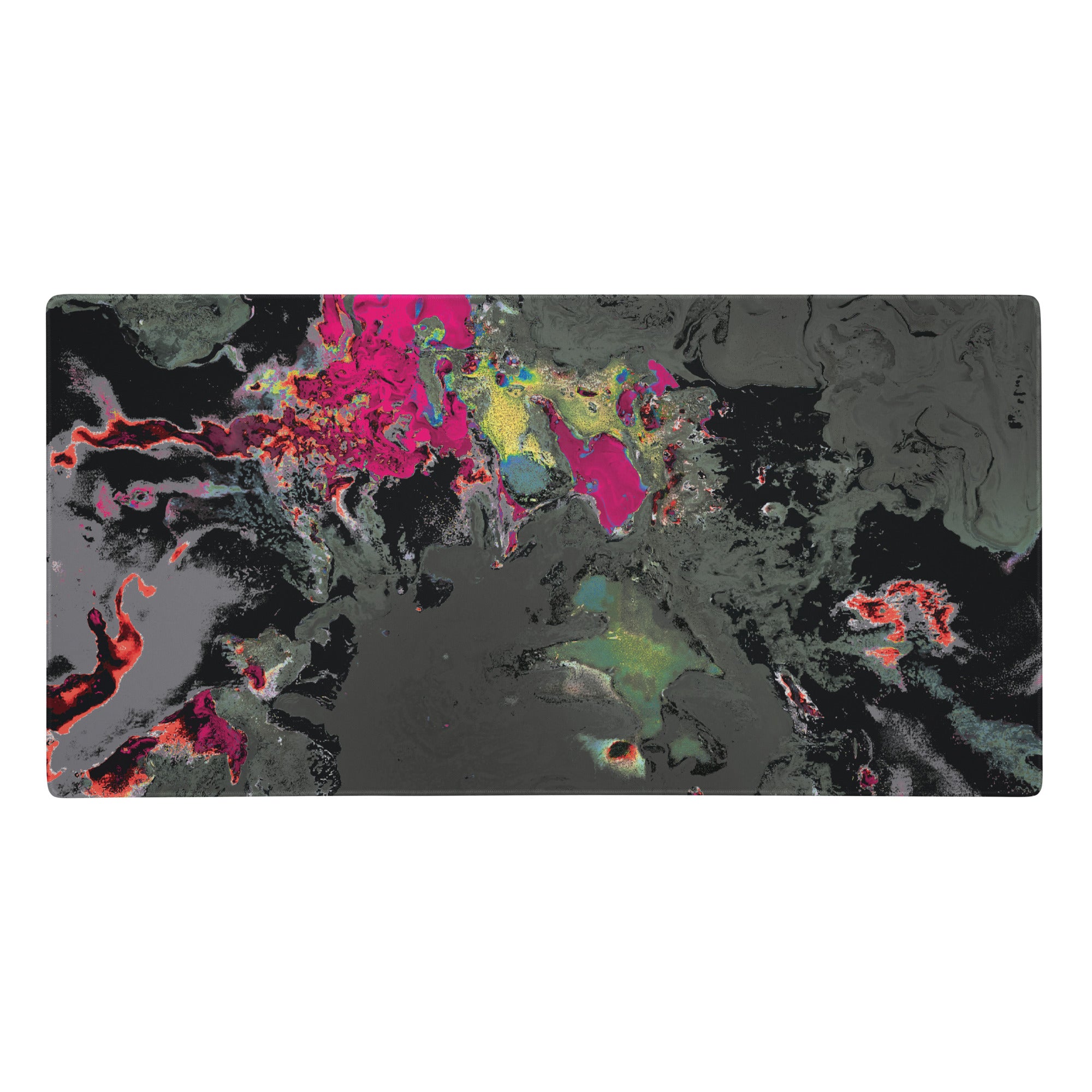 Gray Abstract Art Gaming Mouse Pad