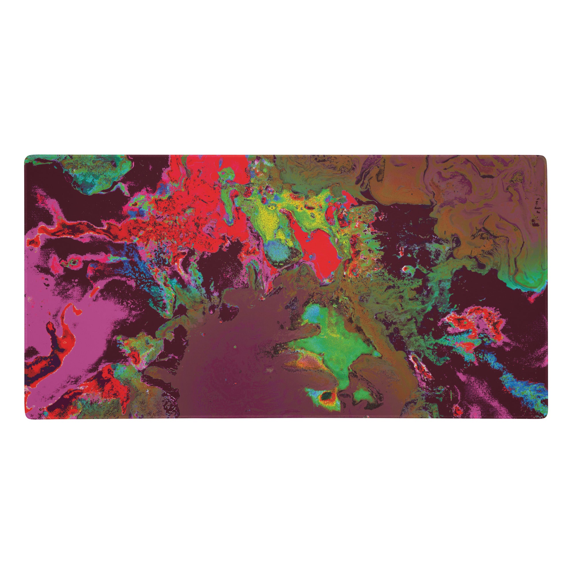 Maroon Abstract Art Gaming Mouse Pad