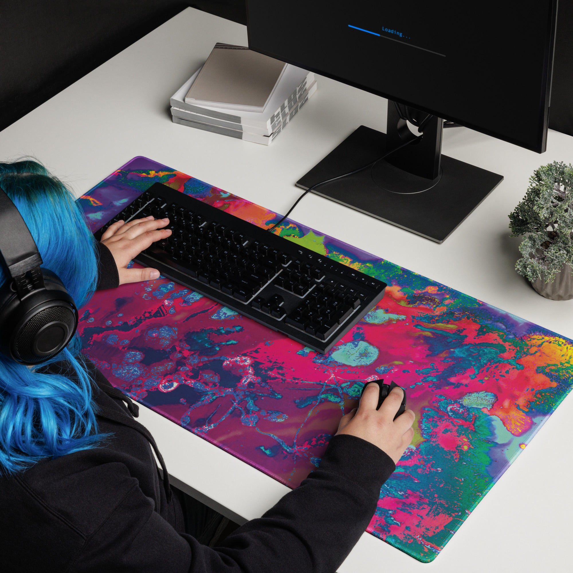 Colorful Abstract Art Gaming Mouse Pad