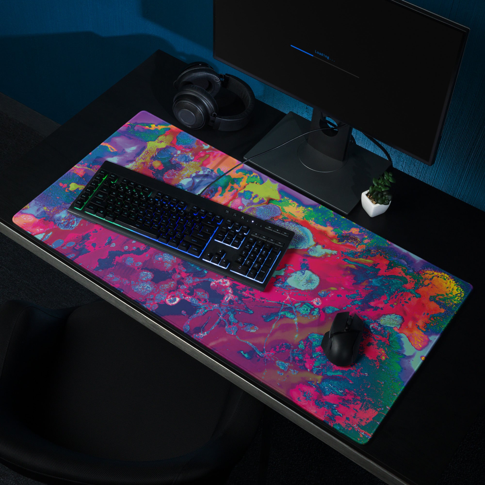 Colorful Abstract Art Gaming Mouse Pad