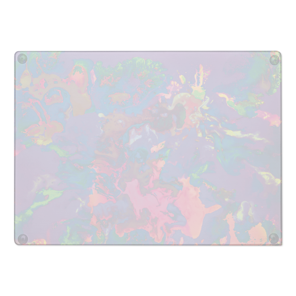 Pastel glass cutting board