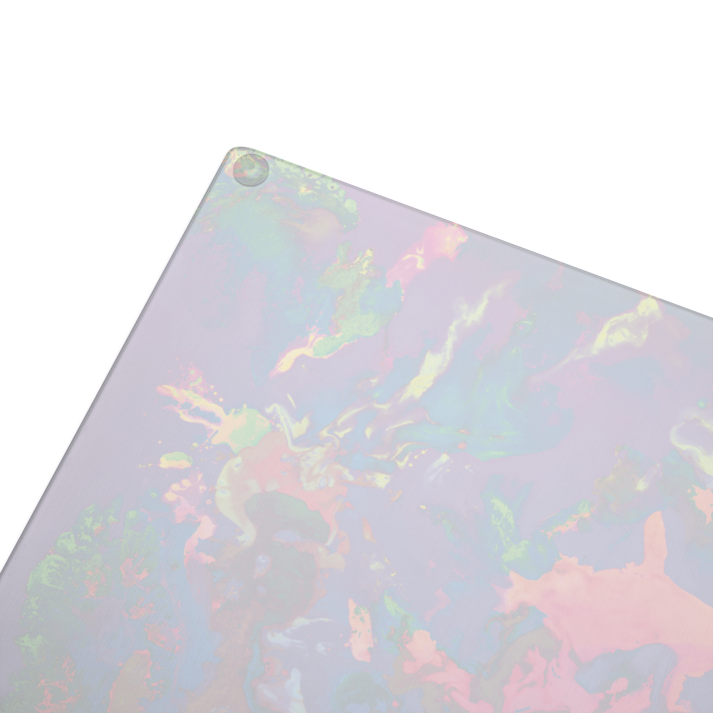 Pastel glass cutting board