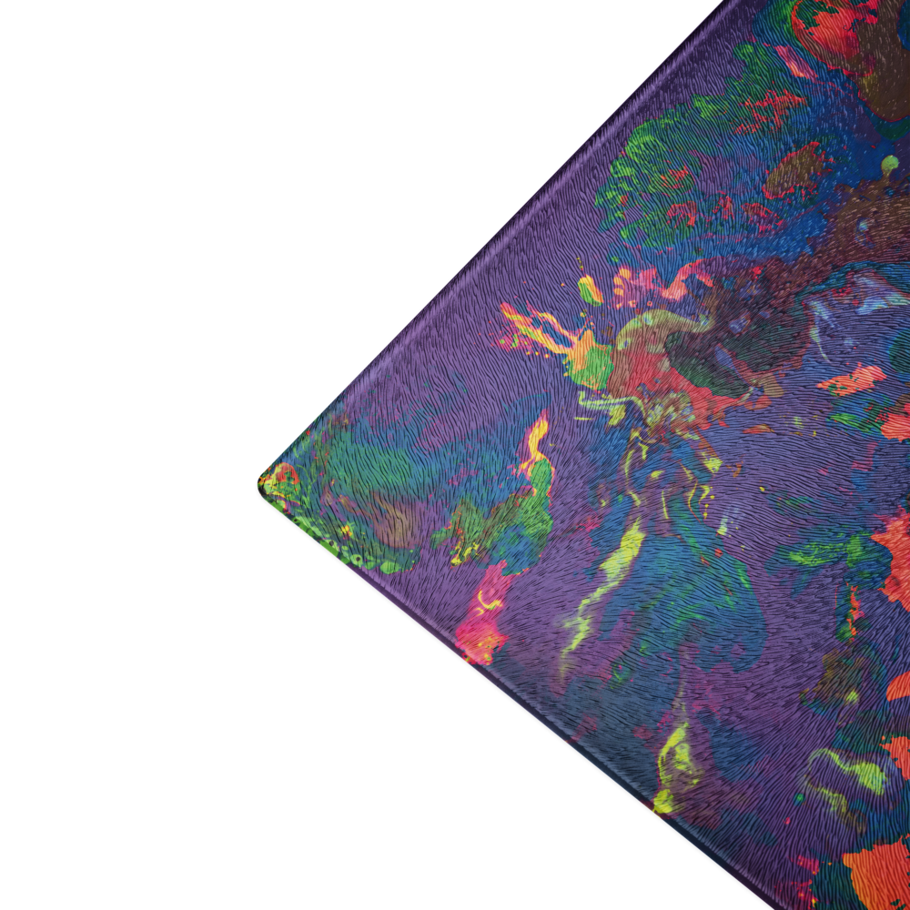 Pastel glass cutting board