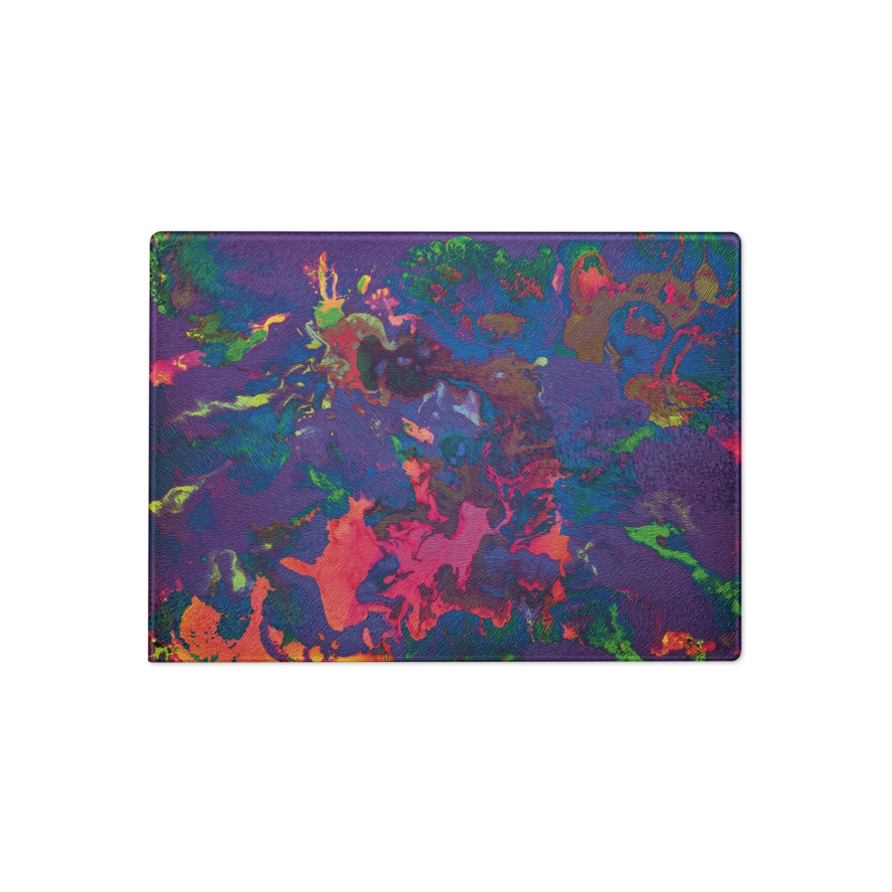 Pastel glass cutting board