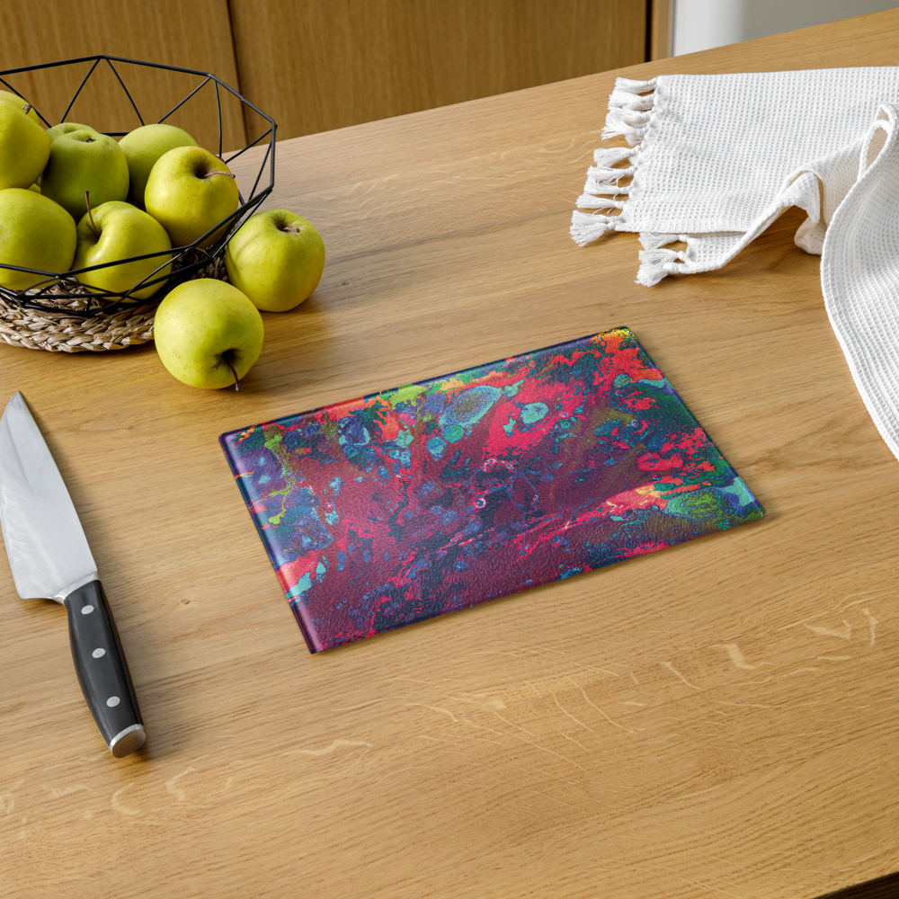 Confectionary Glow Glass Cutting Board