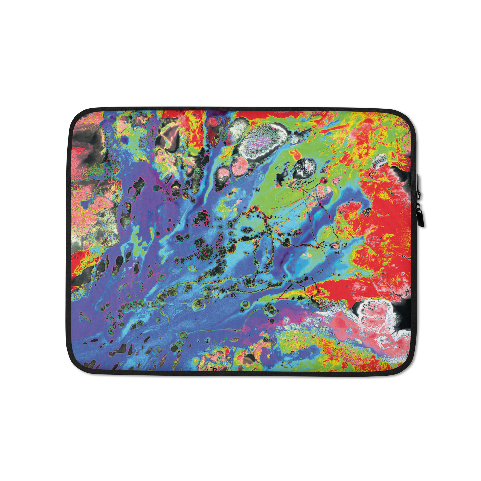 Neon Abstract Art Laptop Sleeve