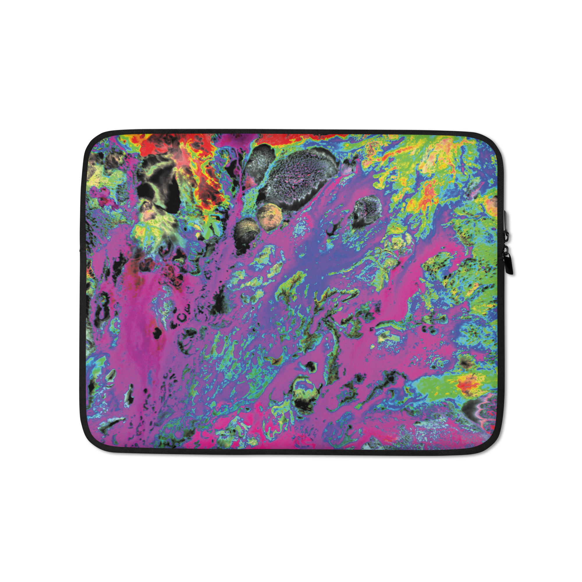 Magenta Abstract Art Laptop Sleeve