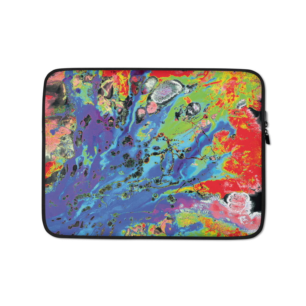 Neon Abstract Art Laptop Sleeve