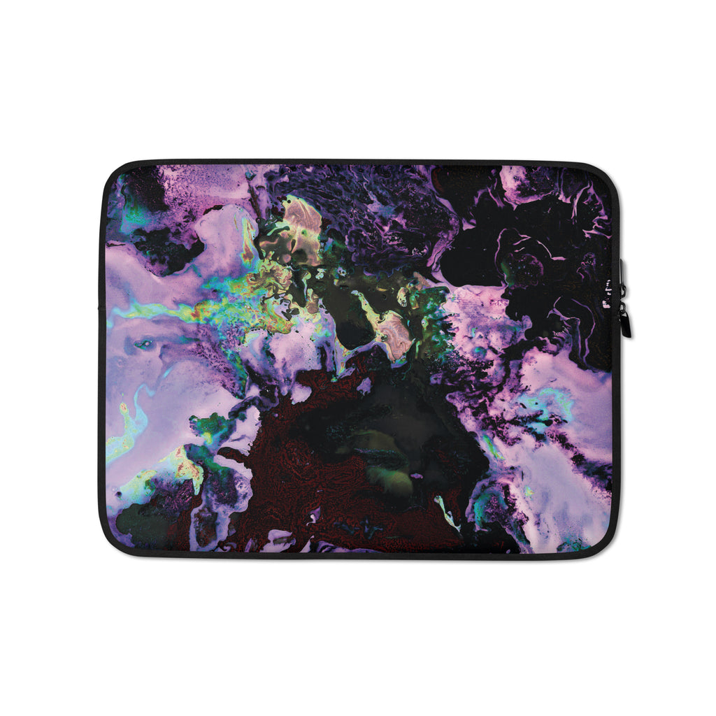 Lavender Abstract Art Laptop Sleeve