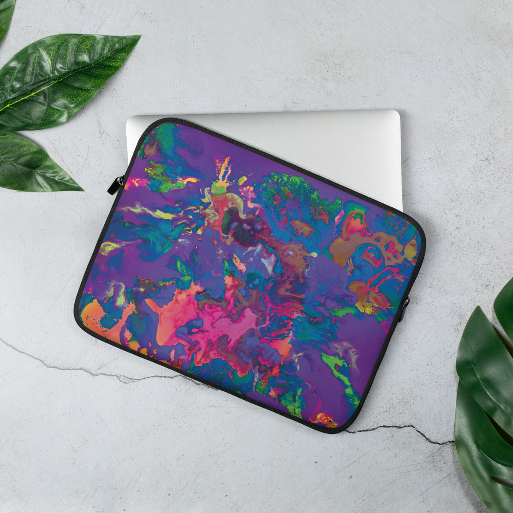 Pastel Abstract Art Laptop Sleeve