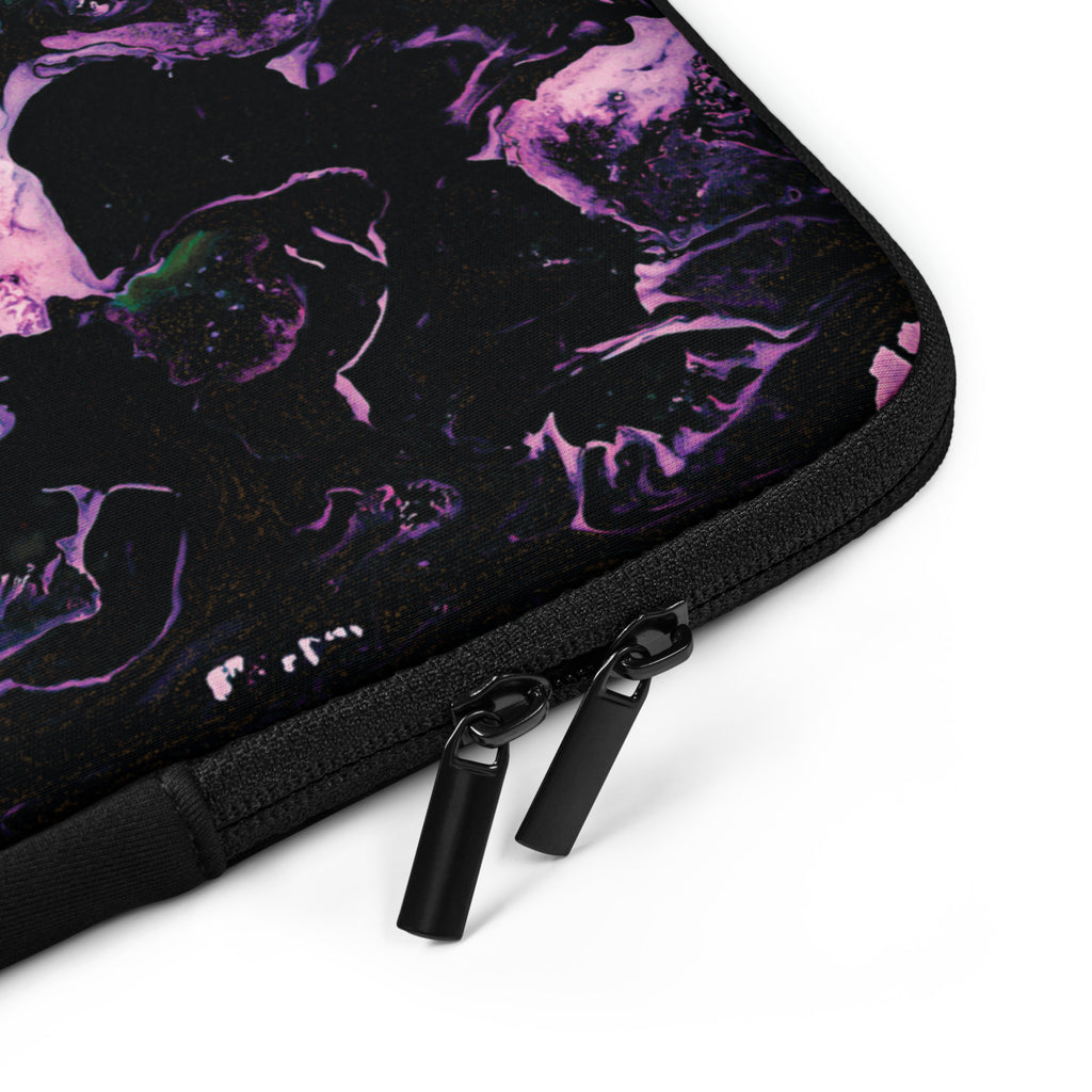 Lavender Abstract Art Laptop Sleeve