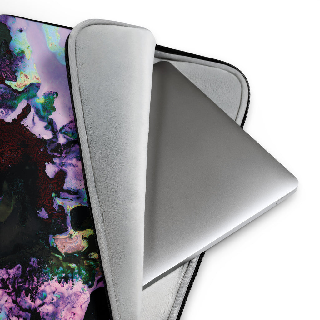 Lavender Abstract Art Laptop Sleeve