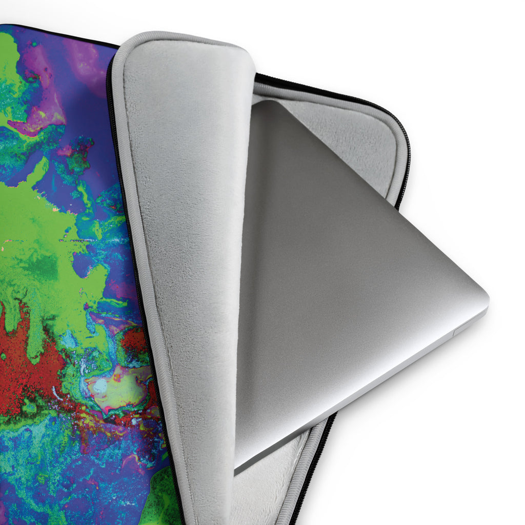 Neon Abstract Art Laptop Sleeve