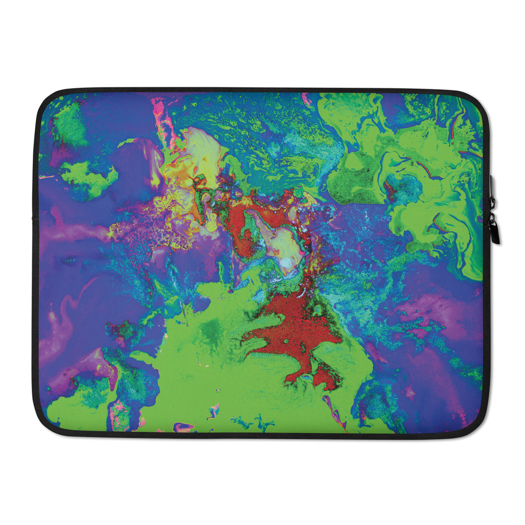 Neon Abstract Art Laptop Sleeve