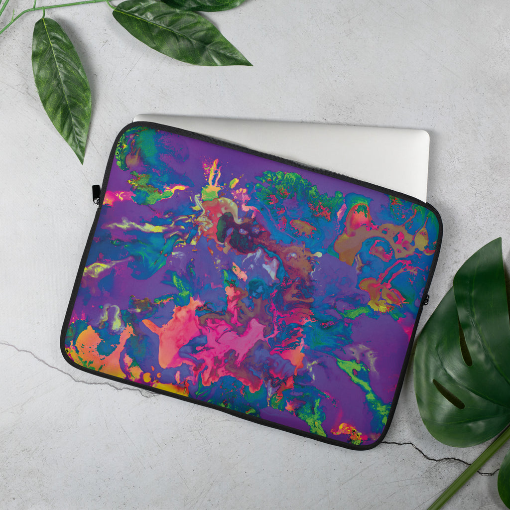 Pastel Abstract Art Laptop Sleeve