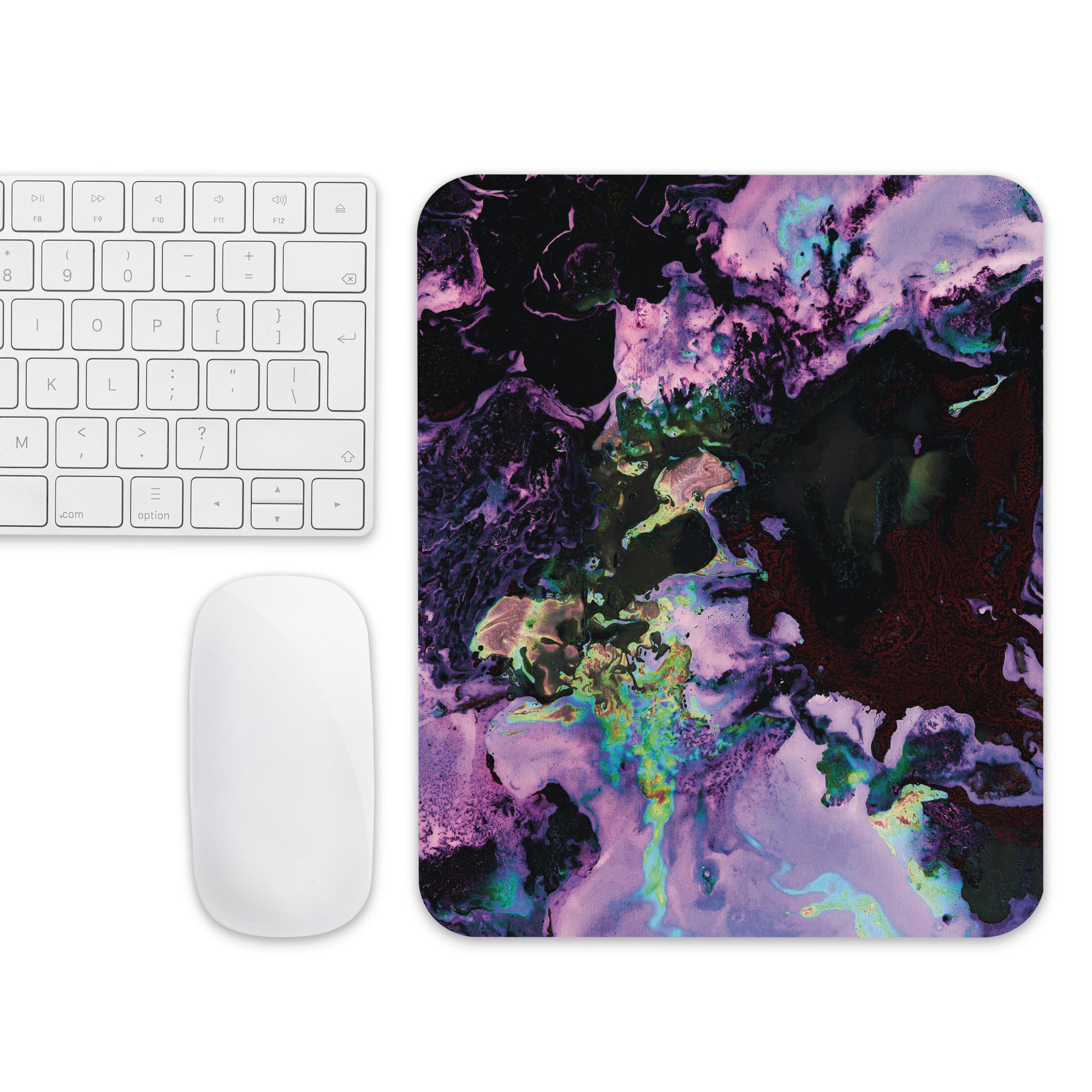 Lavender Abstract Art Mouse Pad