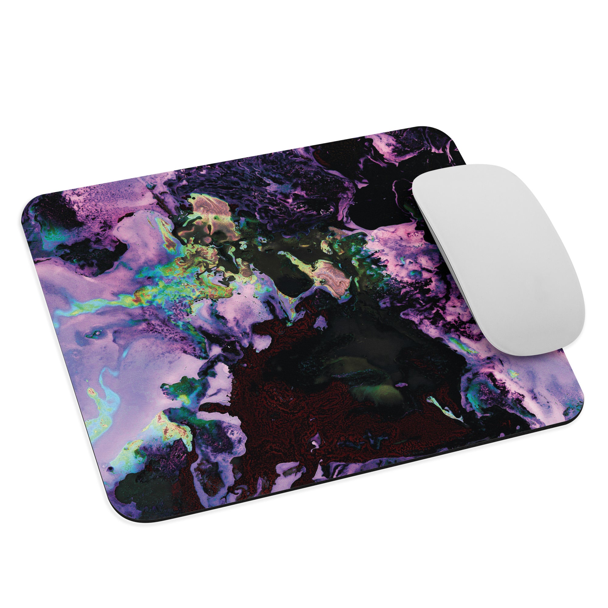 Lavender Abstract Art Mouse Pad