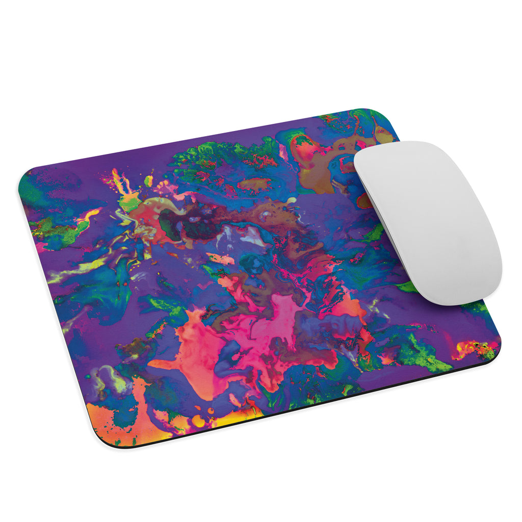 Pastel Abstract Art Mouse Pad