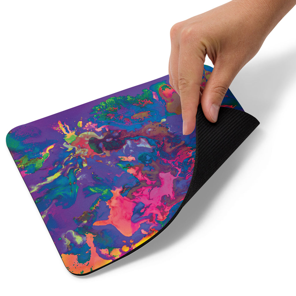 Pastel Abstract Art Mouse Pad