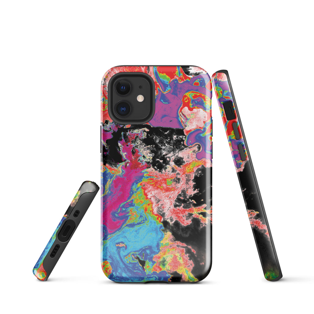 Colorful Abstract Art Tough iPhone Case