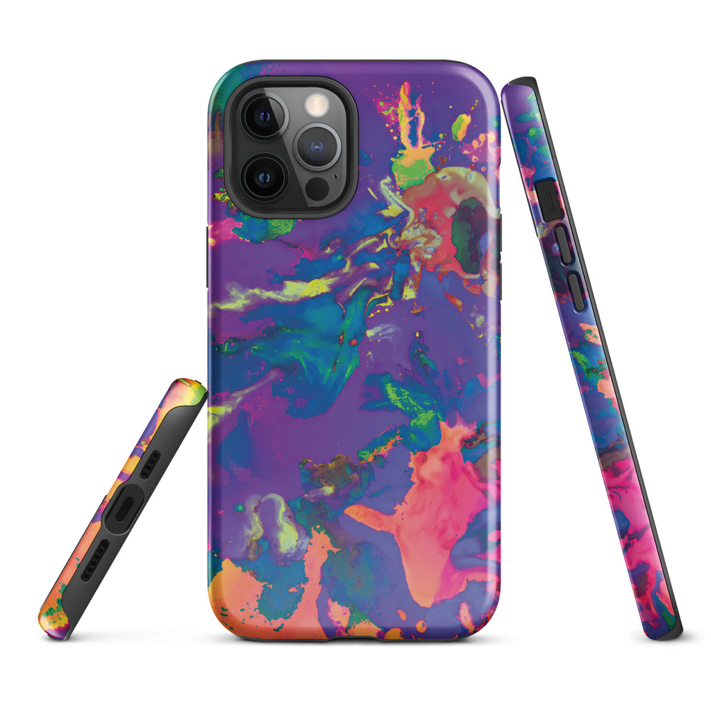 Pastel Abstract Art Tough iPhone Case